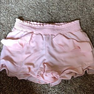 Pink Flowy Shorts!